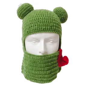 Adult Frog Hat Winter Hat Casual Beanies Knitted Hat Cap Costume Accessory Gifts Warm Bonnet