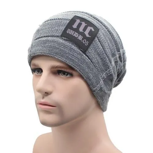 AETRUE Winter Knitted Hat Beanies Men Women Scarf Caps