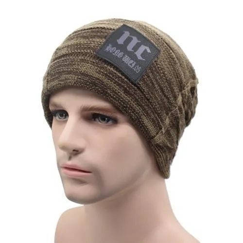 AETRUE Winter Knitted Hat Beanies Men Women Scarf Caps