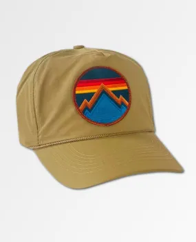 All Seasons Vintage Nylon Trucker Hat Khaki