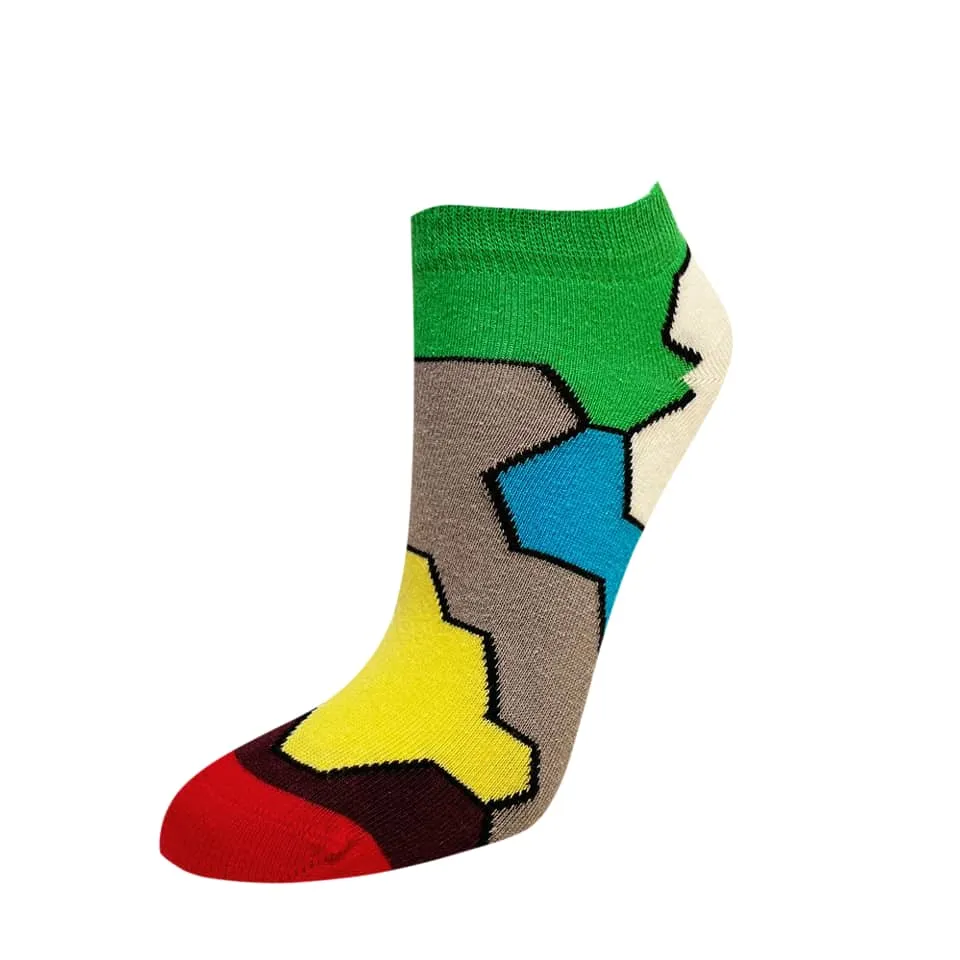 Ankle patterned funky socks