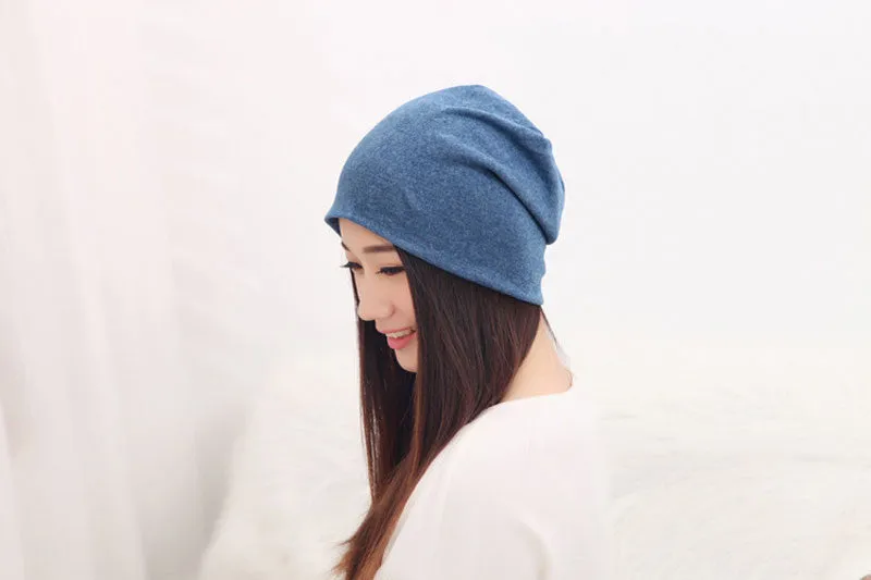 Autumn Fashion New Knit Baggy Beanie Hat with Star Female Warm Winter Hats for Girls Women Beanies Bonnet Head Cap