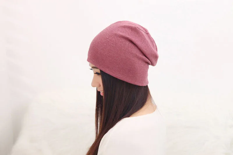 Autumn Fashion New Knit Baggy Beanie Hat with Star Female Warm Winter Hats for Girls Women Beanies Bonnet Head Cap