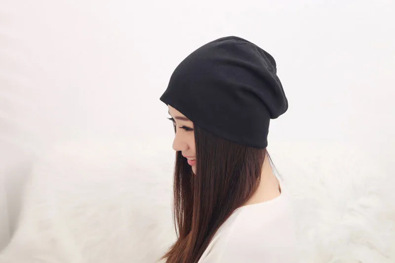 Autumn Fashion New Knit Baggy Beanie Hat with Star Female Warm Winter Hats for Girls Women Beanies Bonnet Head Cap