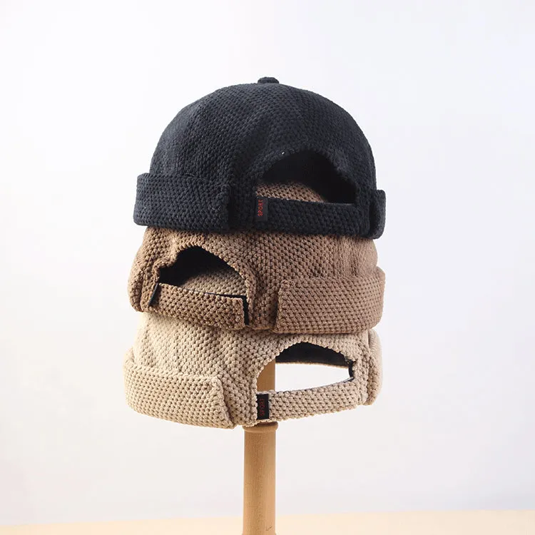 Beanies Hat Female Autumn Winter Japanese Dome Beanie Skullcap Vintage Painter Hat