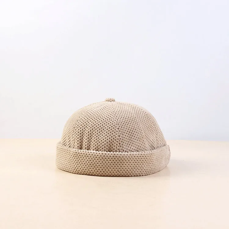 Beanies Hat Female Autumn Winter Japanese Dome Beanie Skullcap Vintage Painter Hat