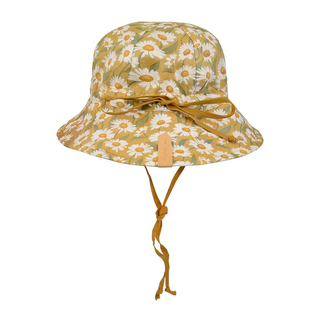 Bedhead: Wanderer Girls Reversible Sun Hat Maggie/Maize 3-6Y