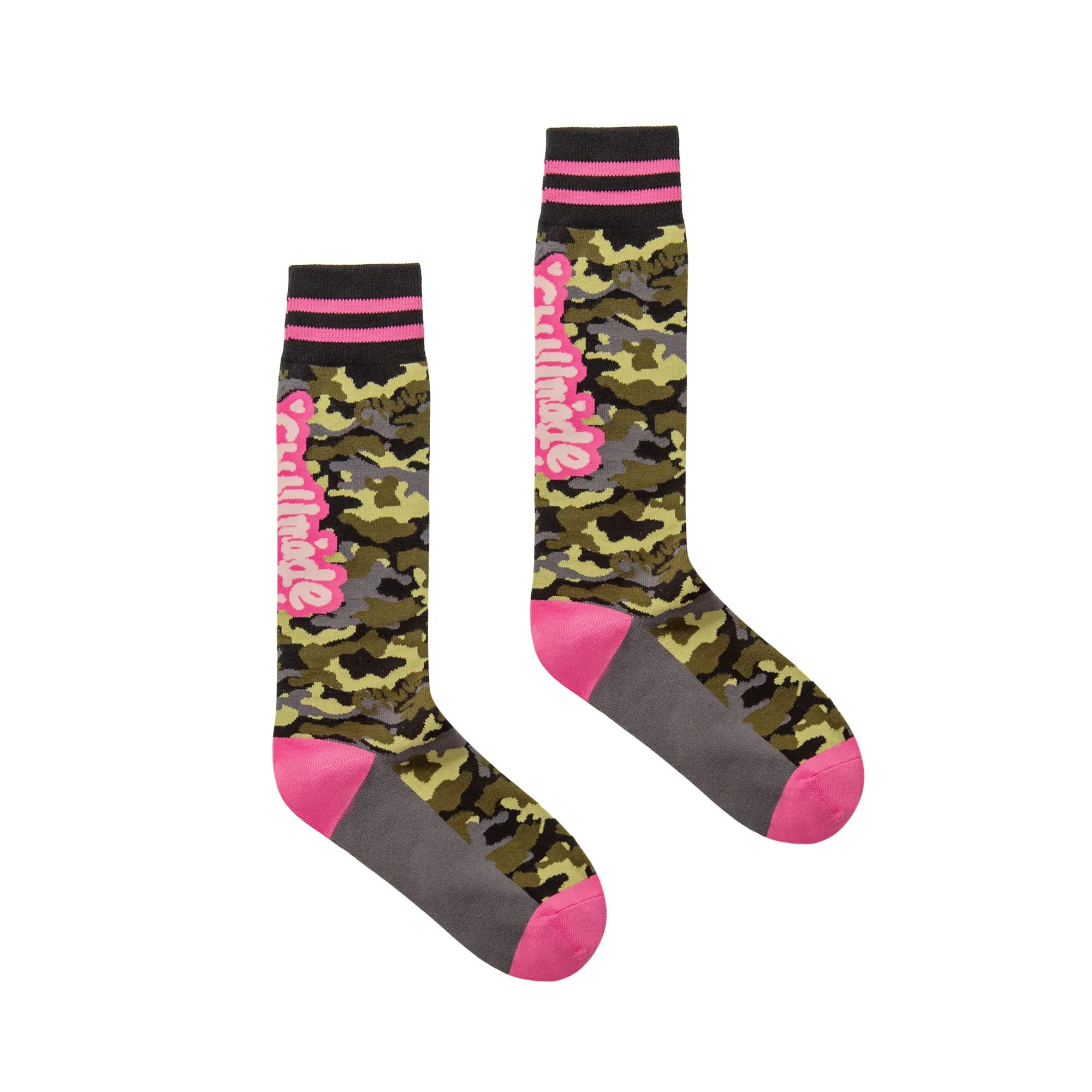 Camouflage Jacquard Knit Socks