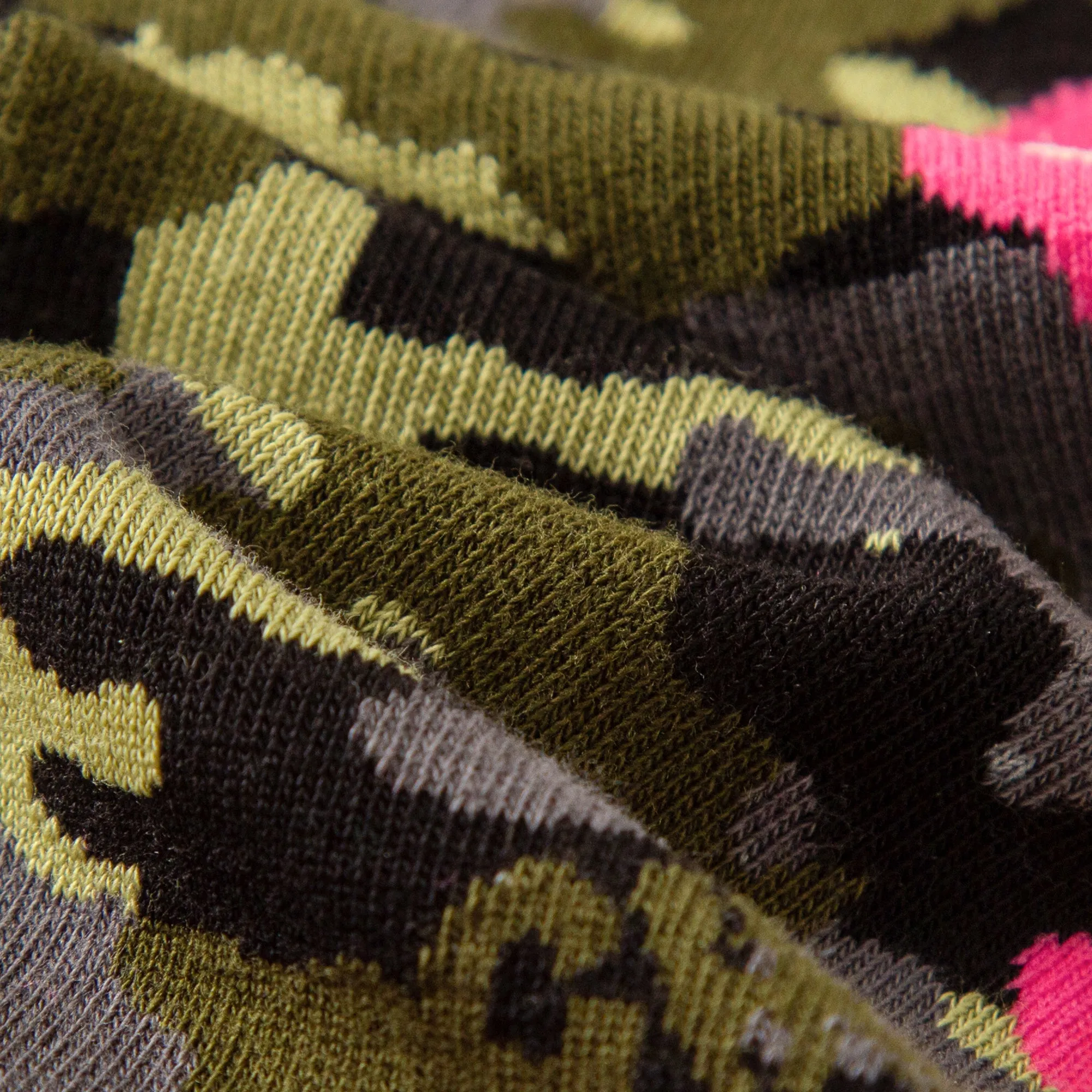 Camouflage Jacquard Knit Socks