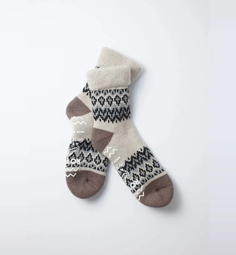 Comfy Room Socks "Nordic" (Ivory)