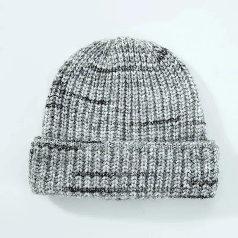 Containing Wool Knitted Cap Female Warm Autumn Winter Hat