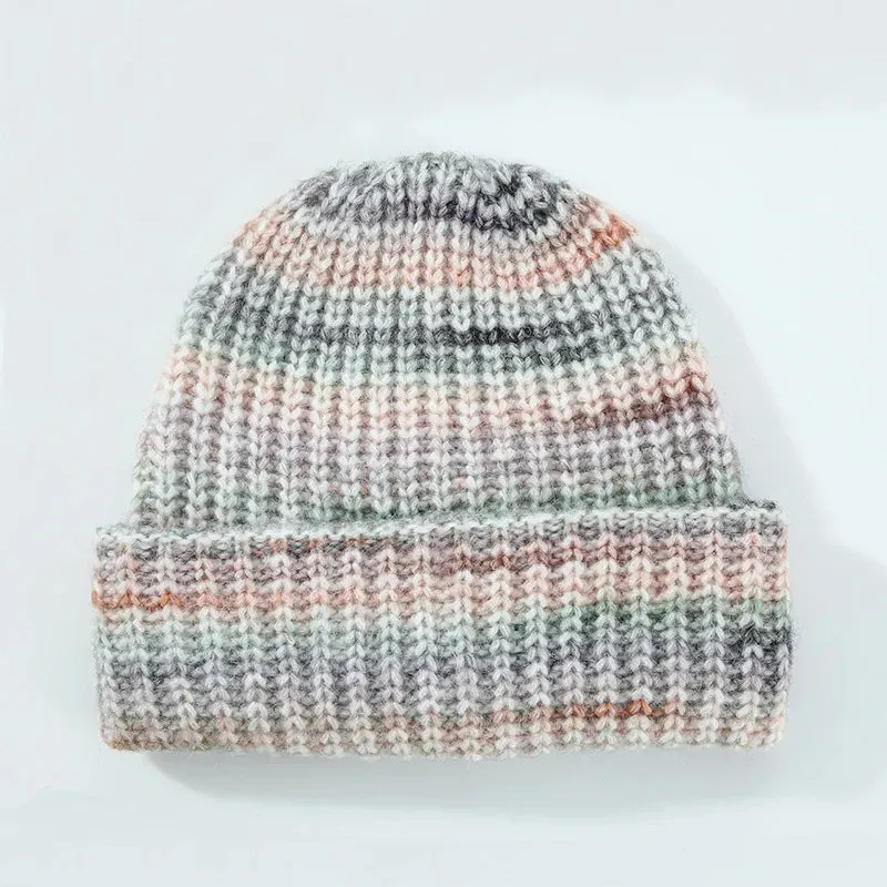 Containing Wool Knitted Cap Female Warm Autumn Winter Hat