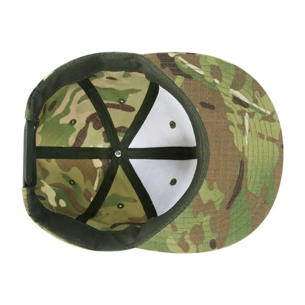 Decky 6302 - MultiCam Snapback Hat, Camo Flat Bill Cap - CASE Pricing