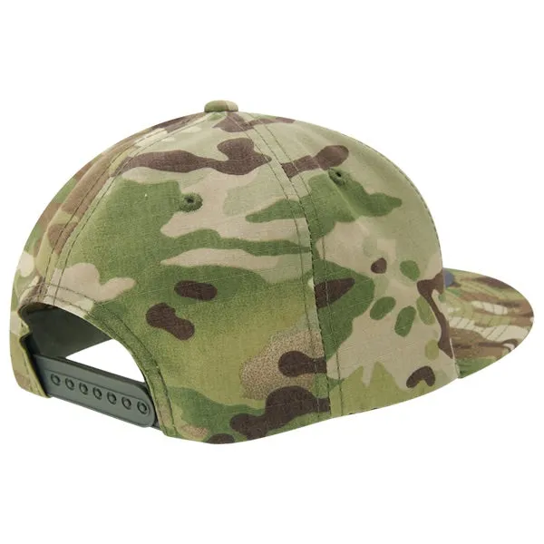 Decky 6302 - MultiCam Snapback Hat, Camo Flat Bill Cap - CASE Pricing