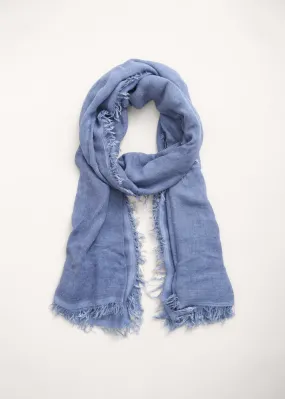 DENNY BAMBOO SCARF - LIGHT WASHED NAVY