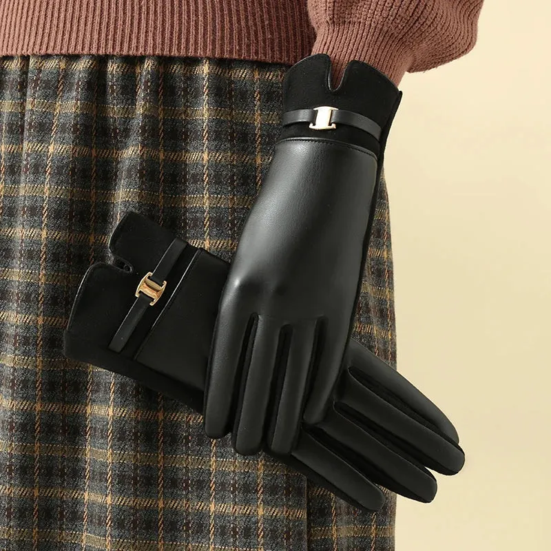 Elegant Leather Gloves