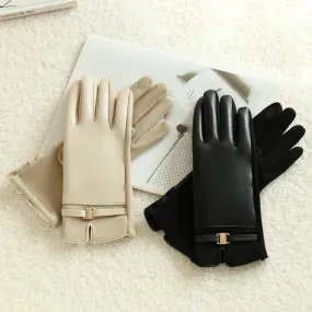 Elegant Leather Gloves