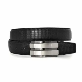 ELLIOT - Mens Black Reversible Leather Belt