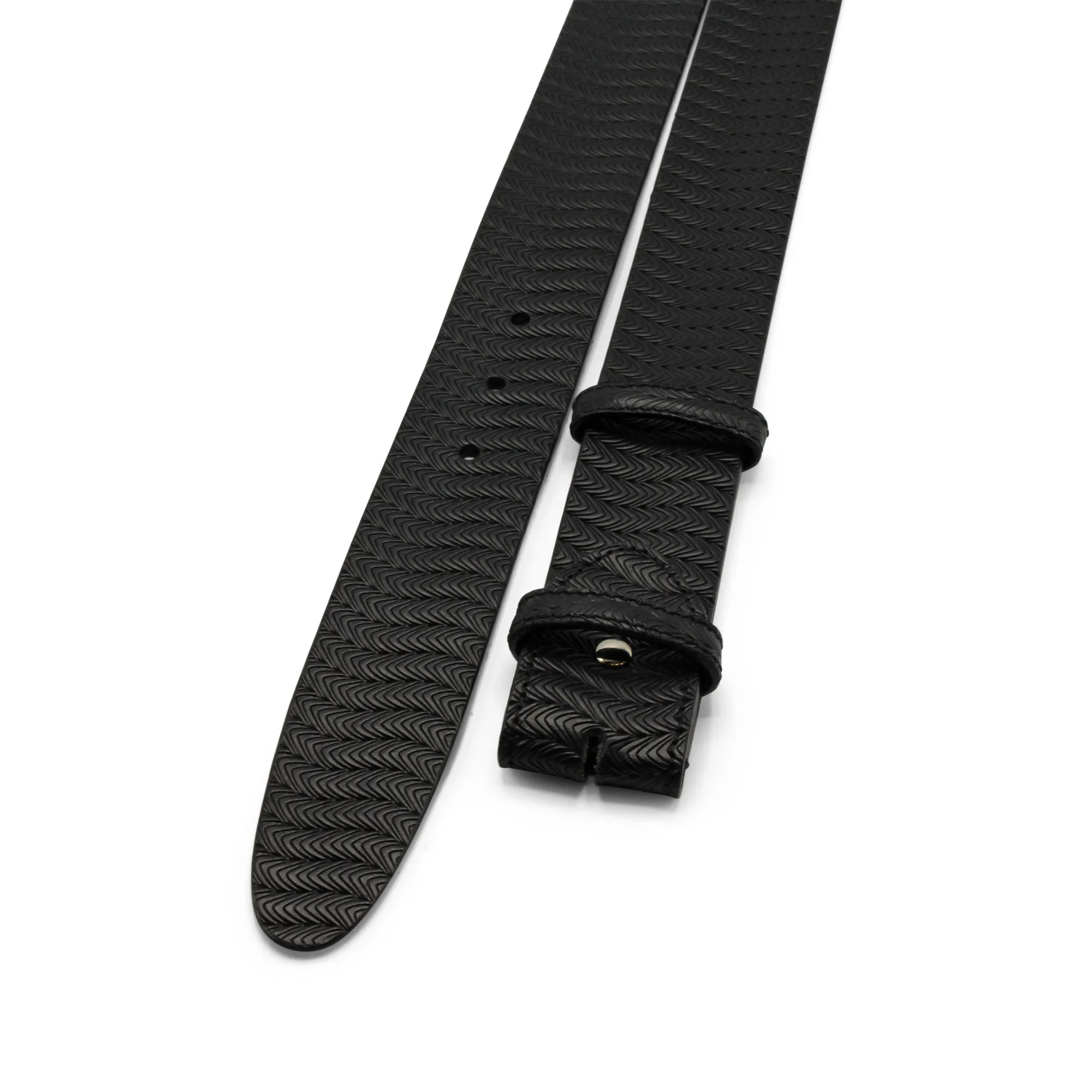 Feather Texture Unlined Belt Strap