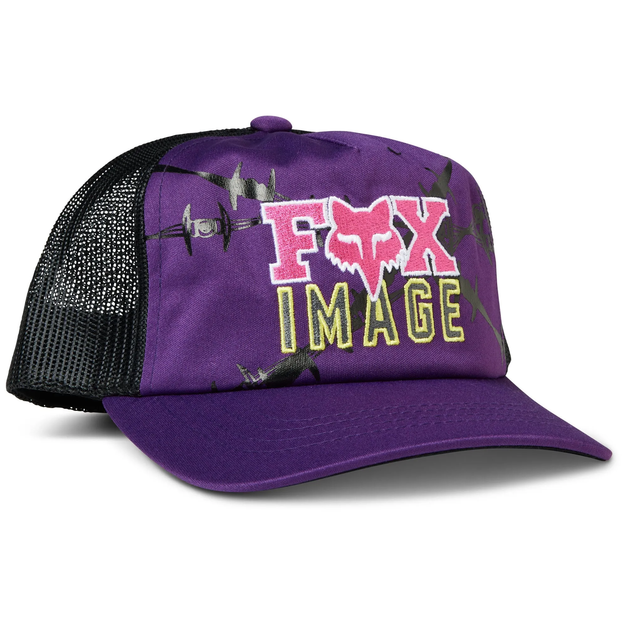 Fox Racing  Youth Barbed Wire Snapback Baseball Hat Cap Adjustable Curved Bill