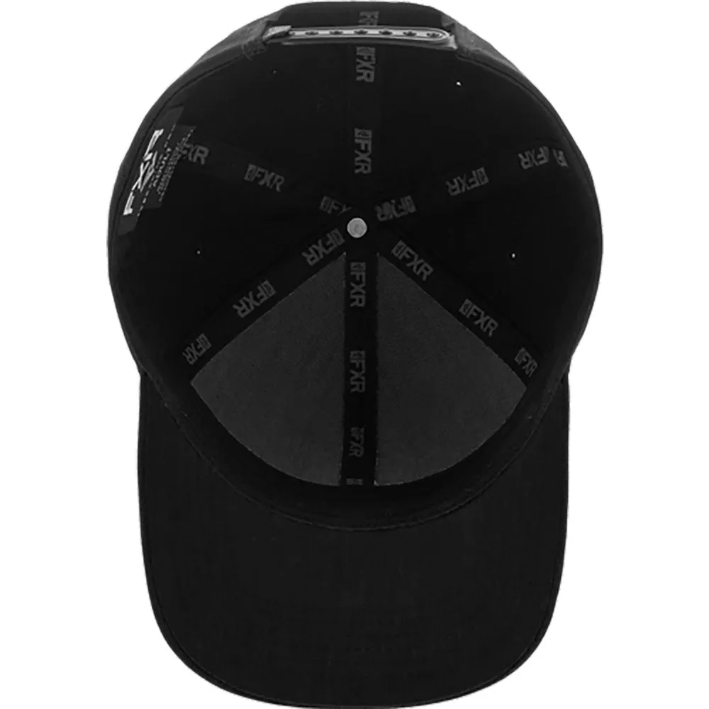 FXR 221641-1005-00 Ride X Hat Snap Back Embroidered Logo Black Grey - Adult