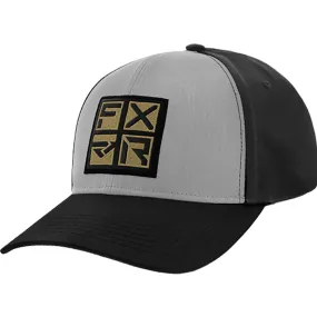 FXR 221641-1005-00 Ride X Hat Snap Back Embroidered Logo Black Grey - Adult