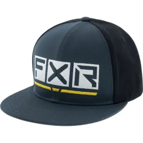 FXR Podium Baseball Hat Dark Steel/Sundial Blue