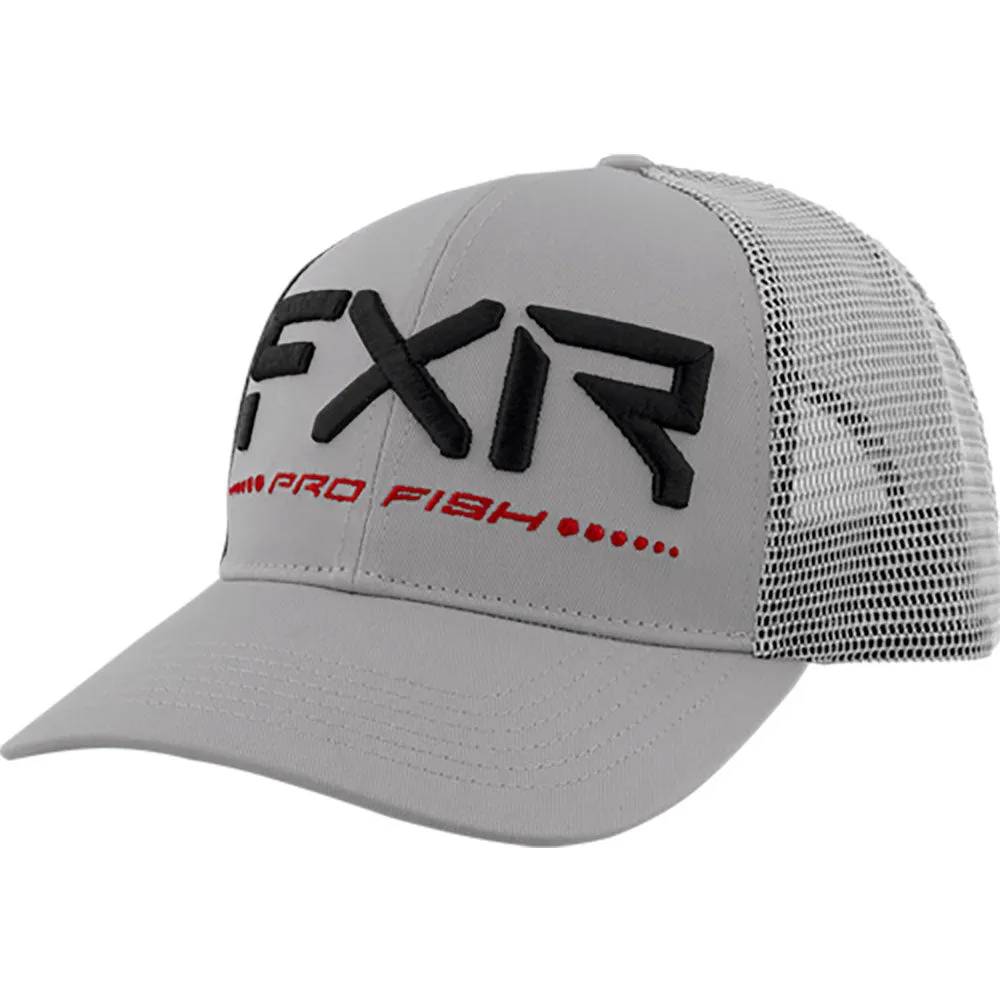 FXR Pro Fish Hat Grey/Red