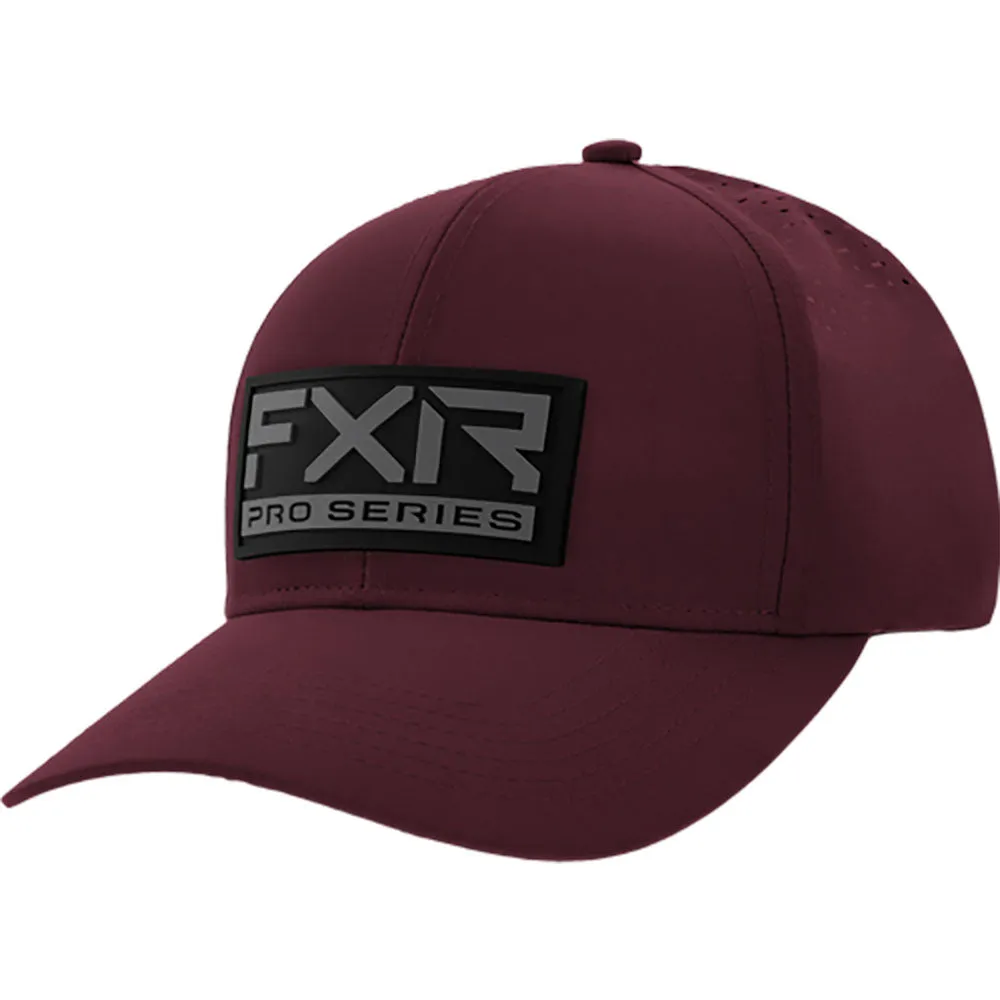 FXR UPF Pro Series Hat Merlot/Black Red