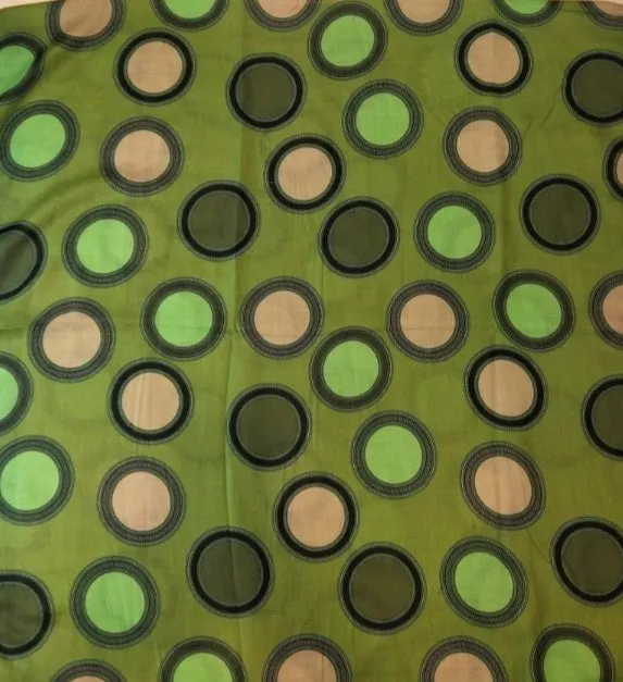 Geometic Circle print scarves