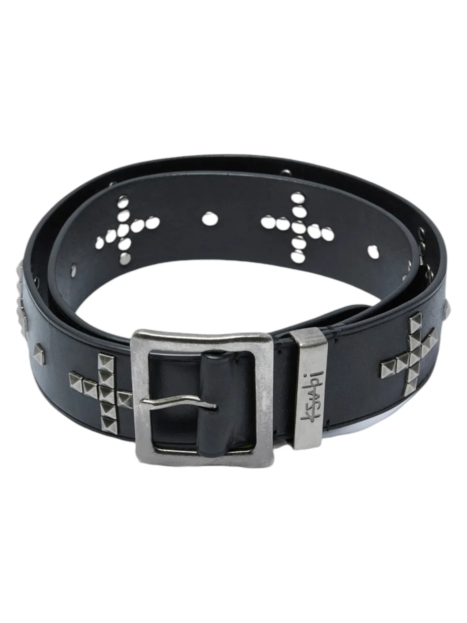 Ksubi Plus Stud Belt Black