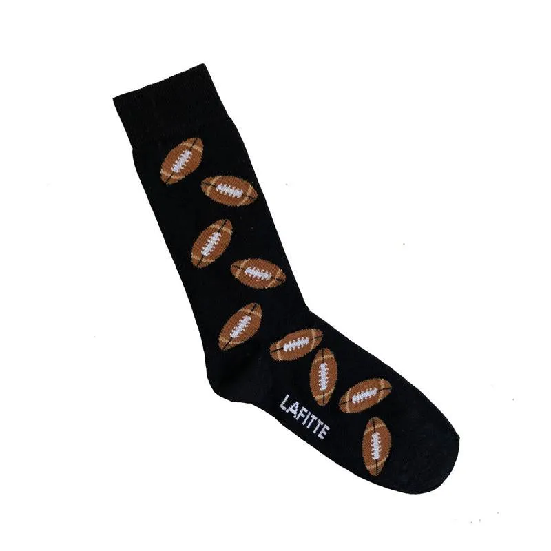 Lafitte Vintage Football Black Socks