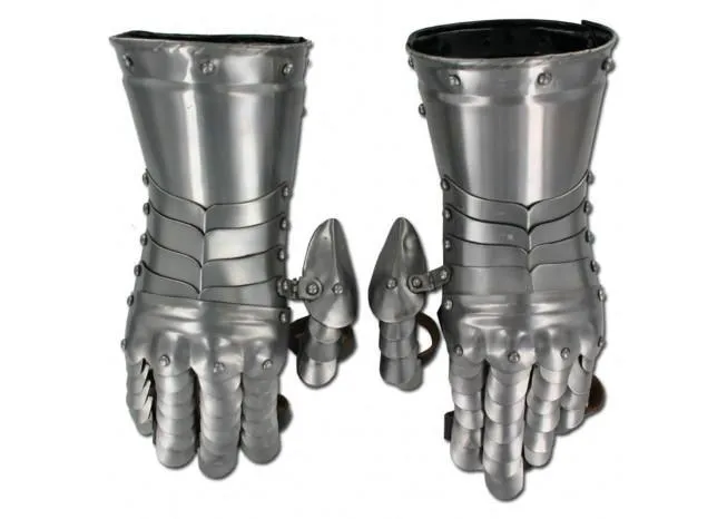 Medieval Knight Gauntlets Functional Armor Gloves  1