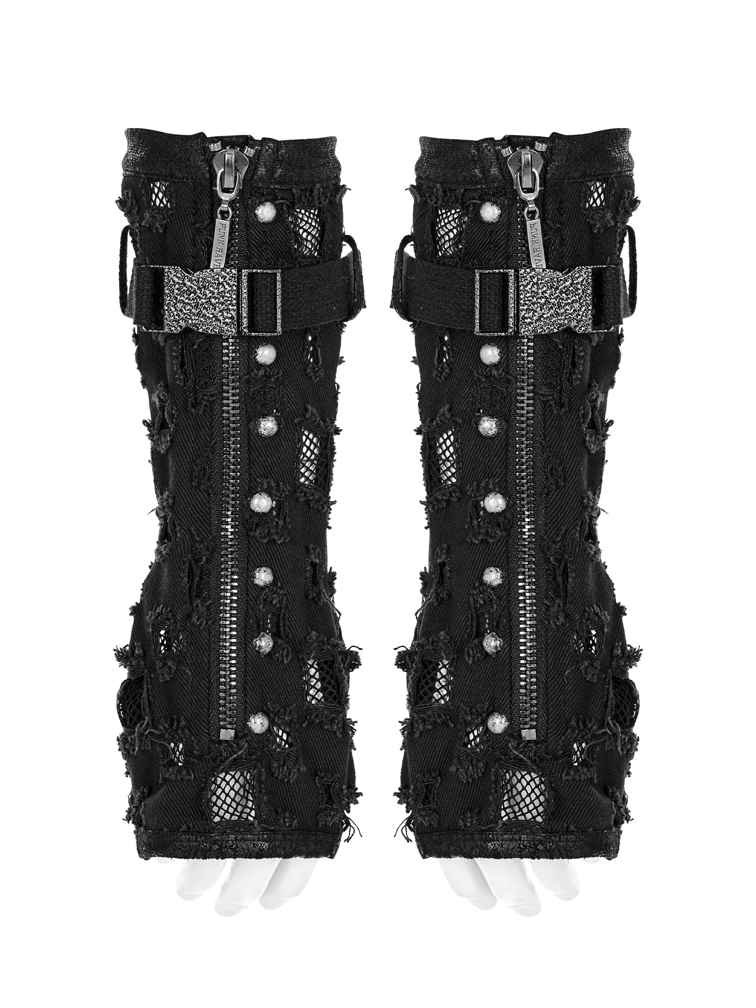 Mens Distressed Heavy Gloves from Punk Rave