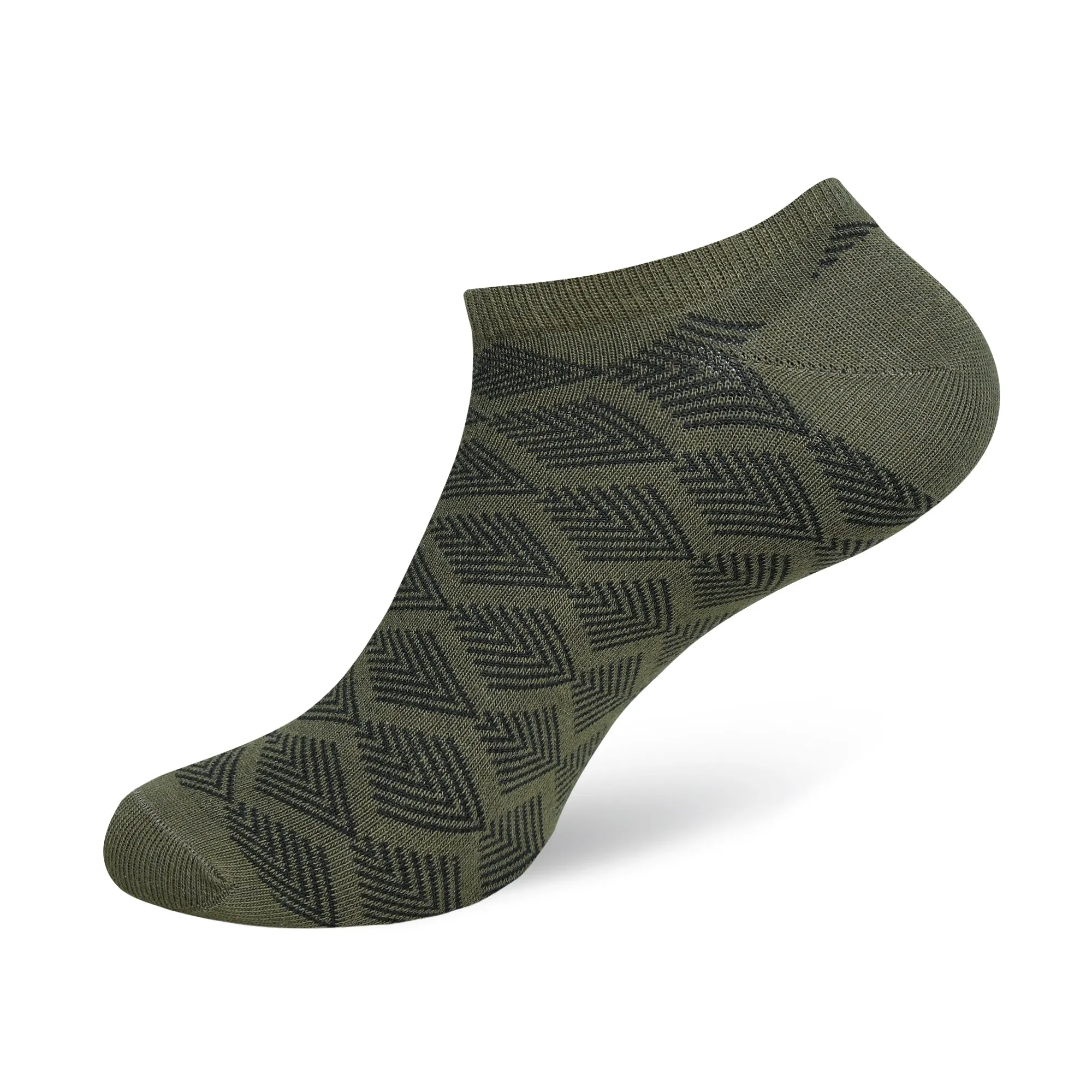 Men's Patterned Lowcut Socks ( 6 Pairs)