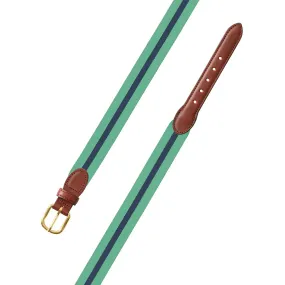 Mint Green & Navy Belgian Surcingle Children's Belt