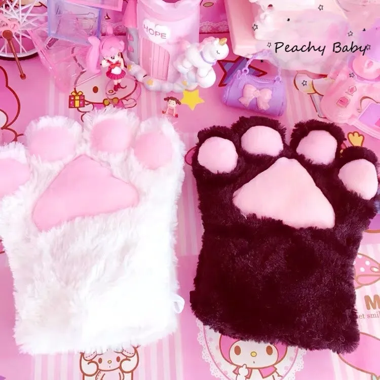 Multi-functional Cosplay Bear Gloves - 1 pair