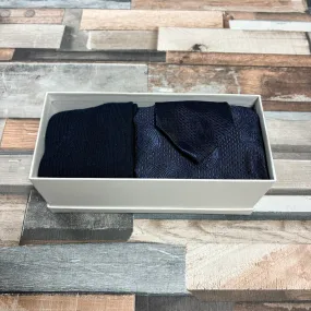 Navy Paisley Boxed Gift Set