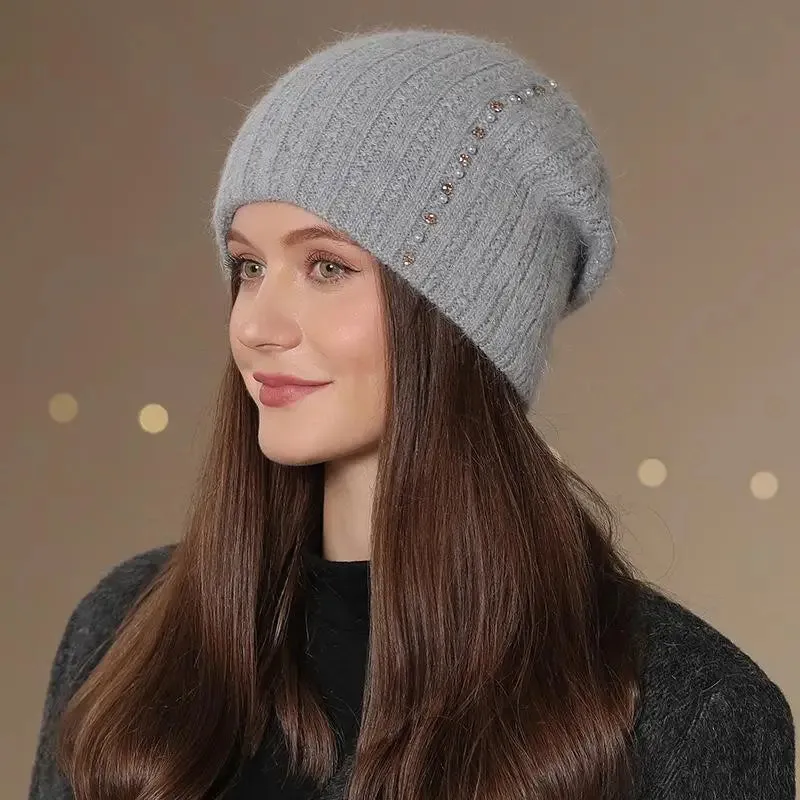 New Winter Fashion Decorate Warm Casual Streetwear Knitted Hat