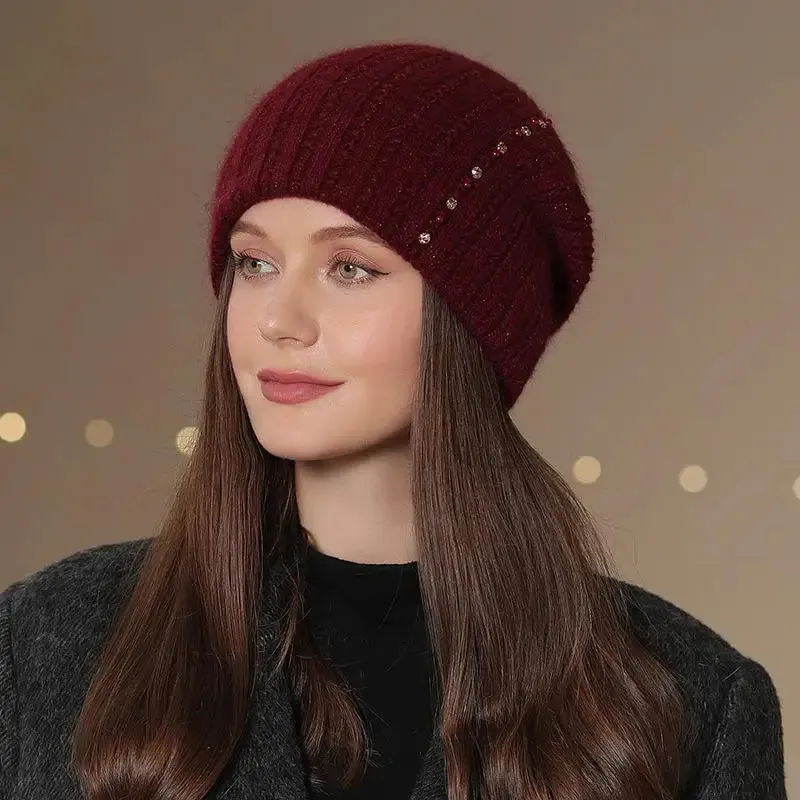 New Winter Fashion Decorate Warm Casual Streetwear Knitted Hat