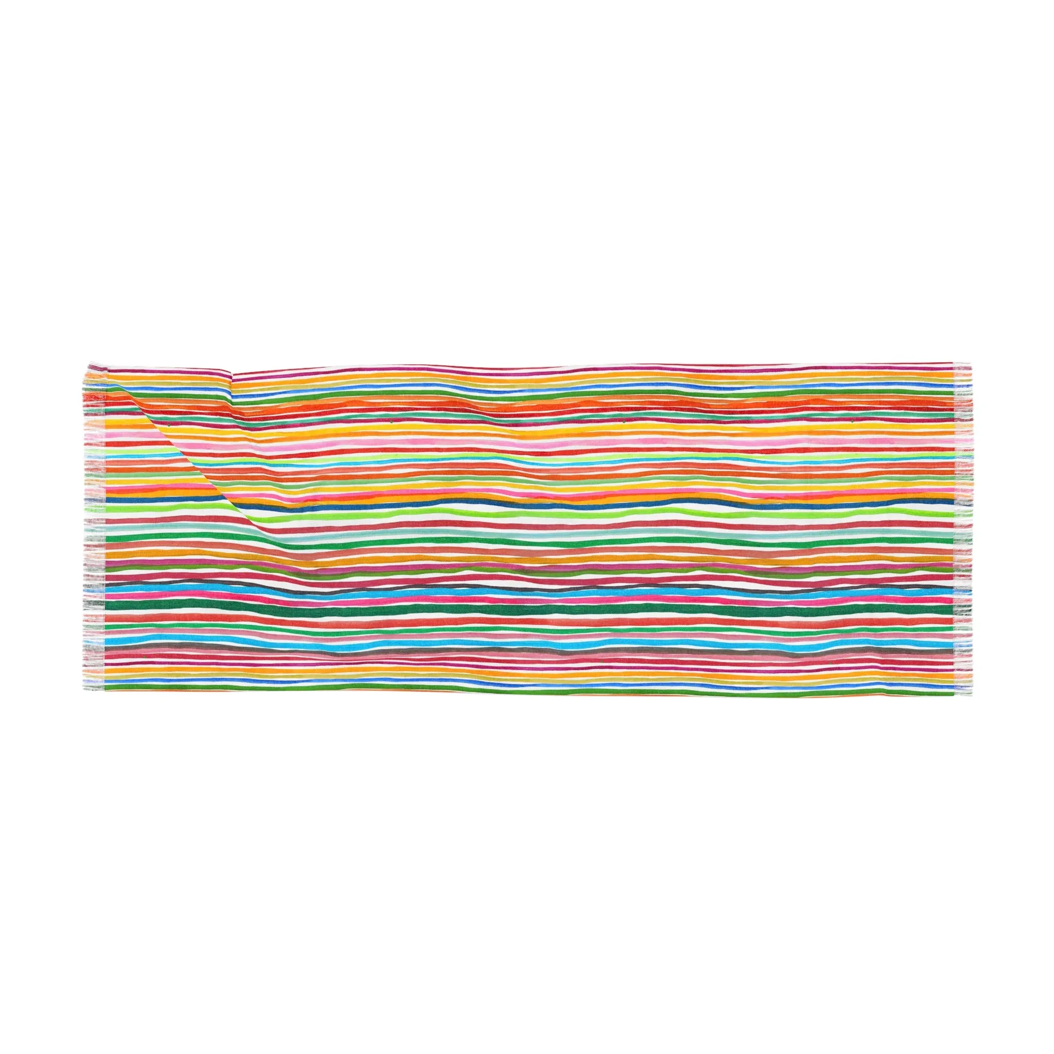 Popsicle Stripe Lightweight Scarf