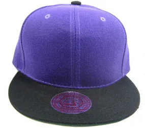 Purple/ Black Snapback