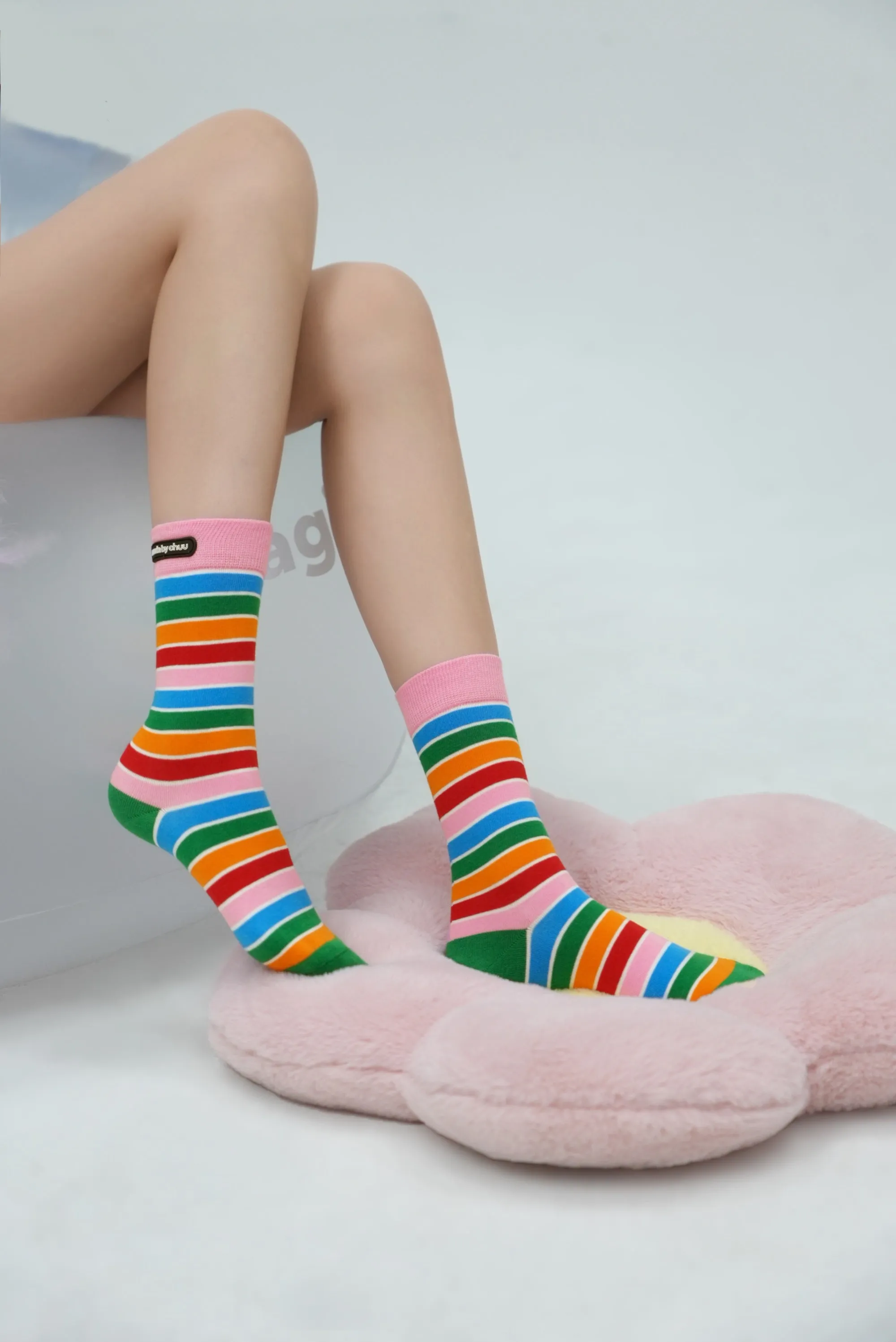 Rainbow Stripes Ankle Socks