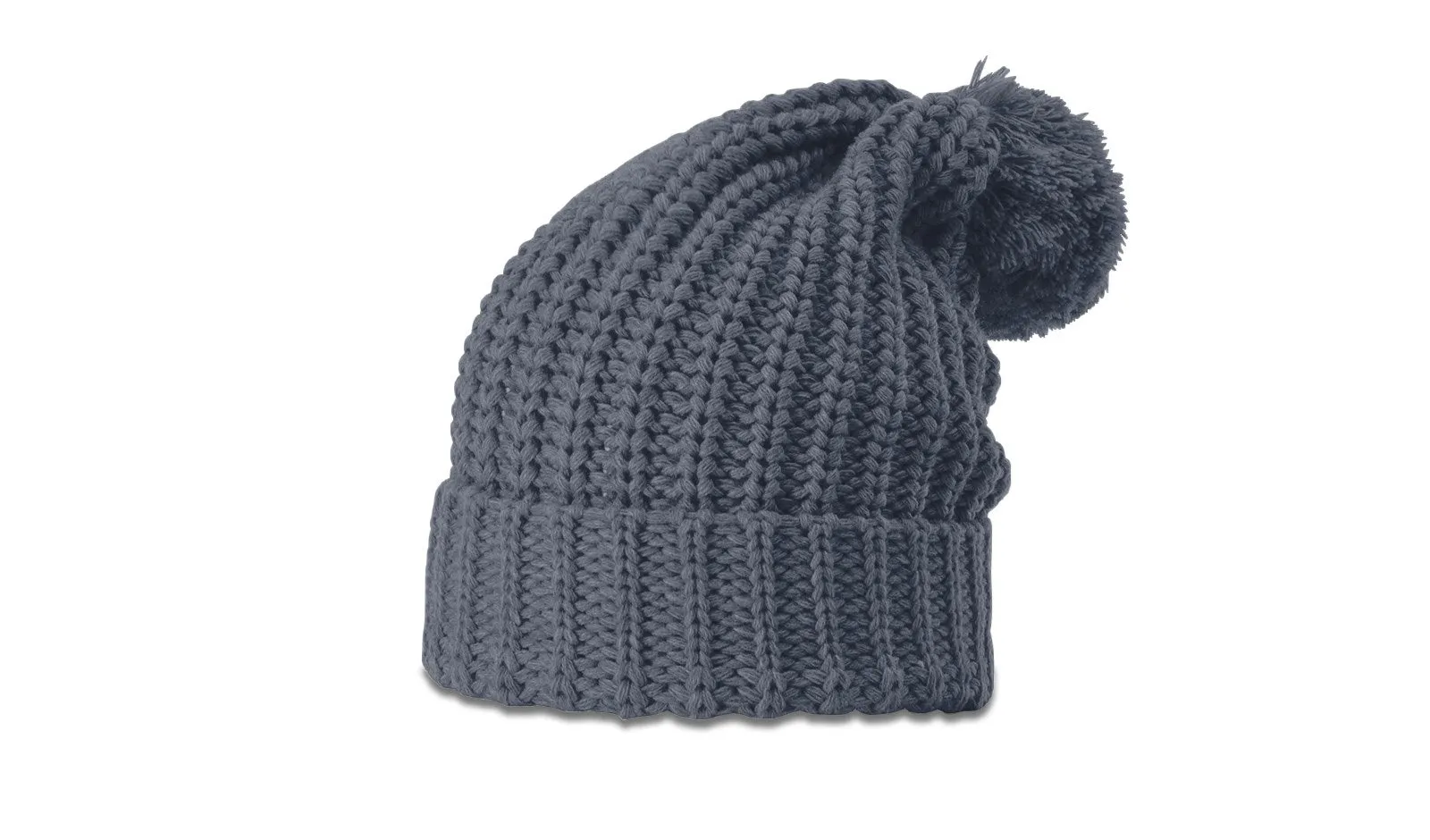 Richardson 143 Chunk Cable Beanie w/Cuff & Pom | Cozy Cable Knit Beanie - Min. 12 Beanies Per Order, Mix & Match