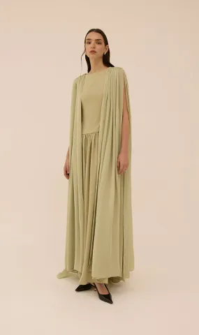 Sahab Scarf Dress in Sage