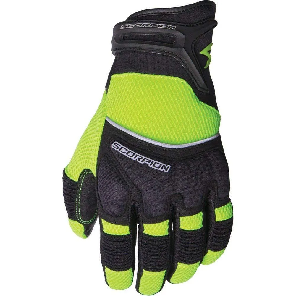 Scorpion Cool Hand II Men's Neon Leather Gloves