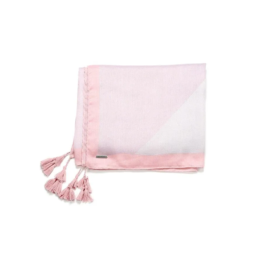 Soia and Kyo Cedine Printed Lightweight Scarf- Rose