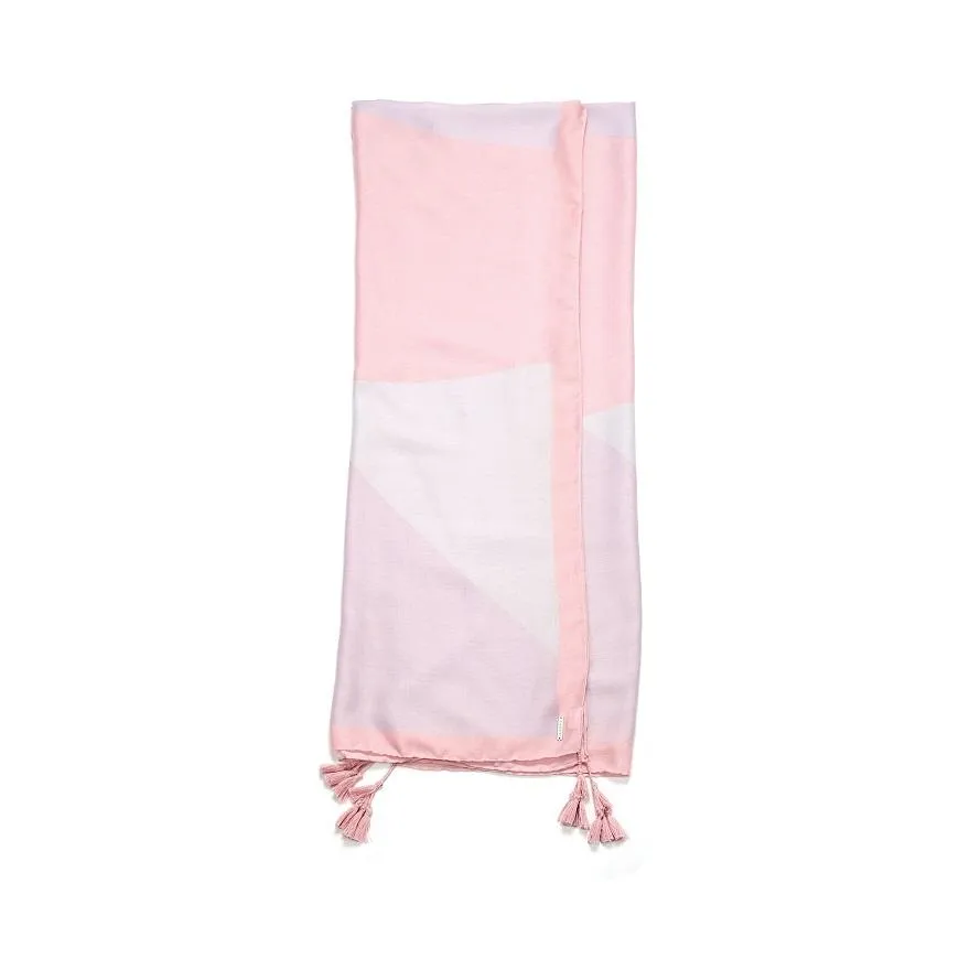 Soia and Kyo Cedine Printed Lightweight Scarf- Rose