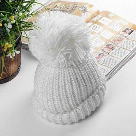 Spring Beret female beanie women hats Skull Chunky Baggy Knitting Cap Warm Beanies Crochet Ski Hat skullies Christmas gift