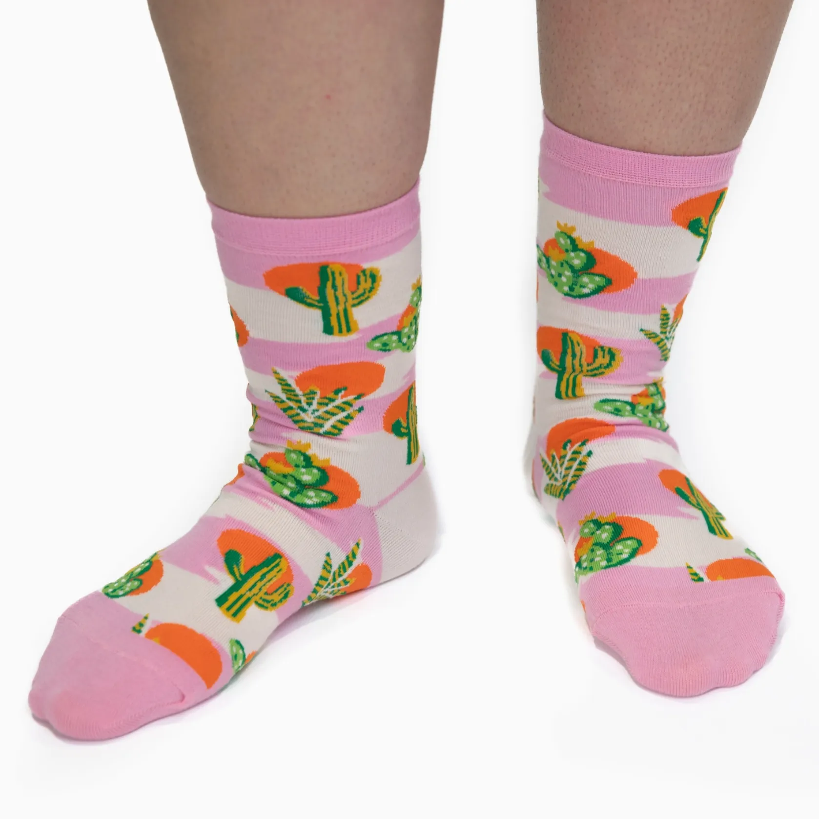 Sunset Cactus Women's Crew Socks